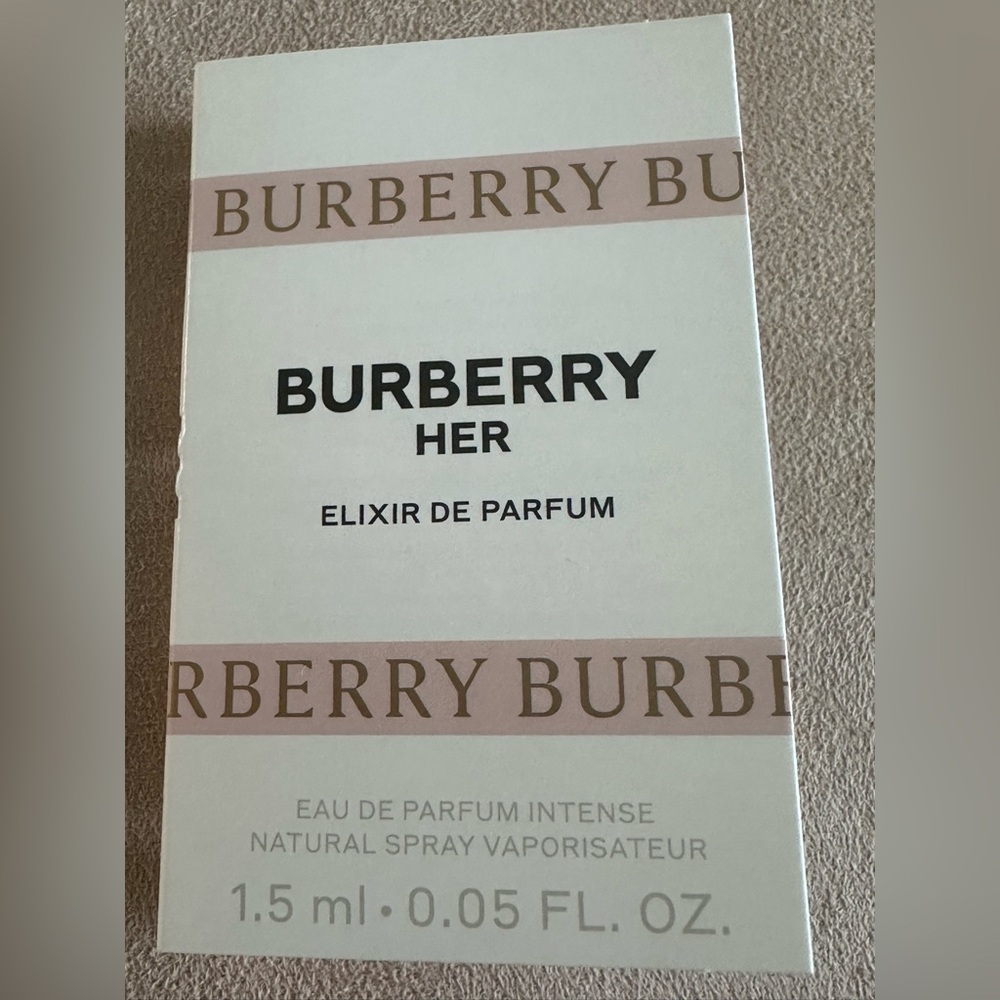 Burberry Perfume Sample with Black Cap